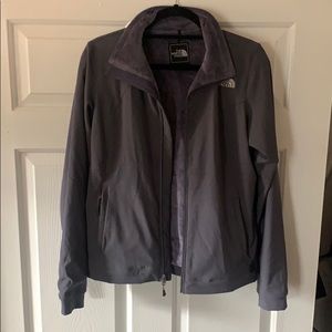 Lightly worn grey North Face jacket